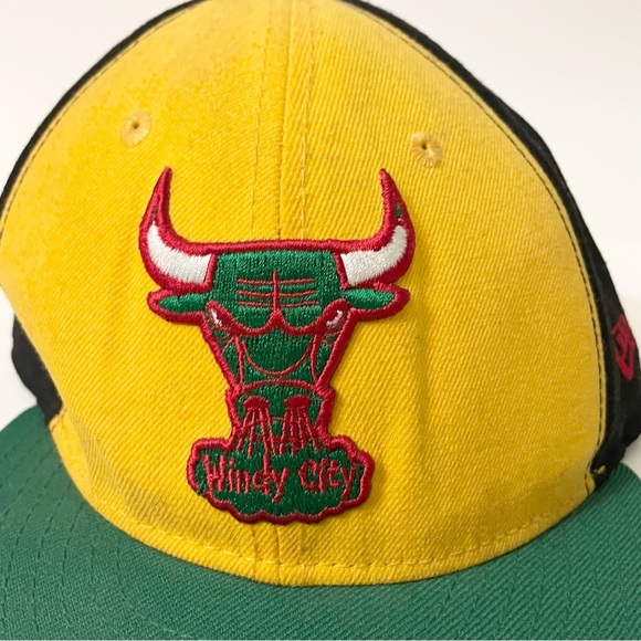 New Era 59Fifty 7 1/2 Chicago Bulls Hardwood Classic Hat Cap - Picture 2 of 16